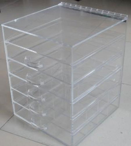 Plexiglass drawer display