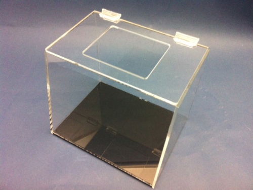 Acrylic slanted box