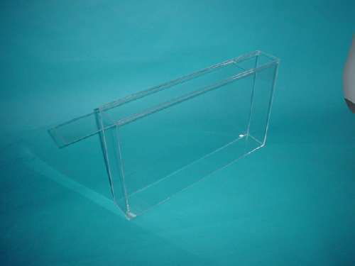 Plexiglass side slide door box