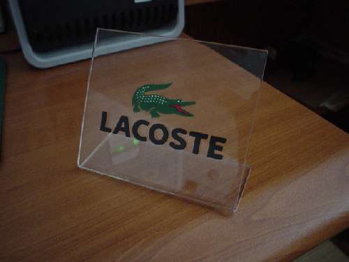 Acrylic shoe stand