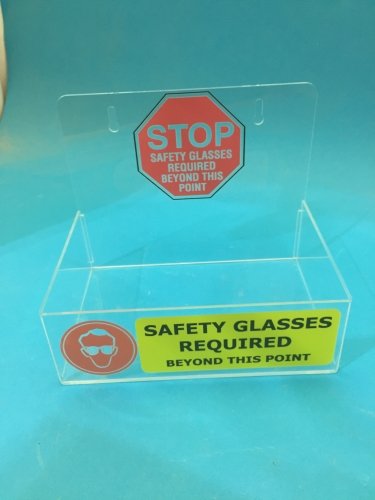 Clear acrylic safety box