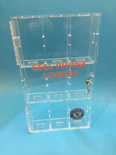 Large cell phone locker display