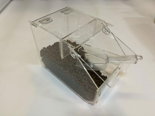 Plexiglass candy bin