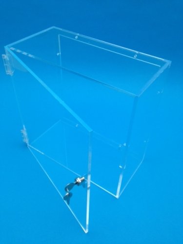 Plexiglass wall mount box