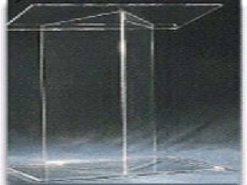 Clear acrylic podium