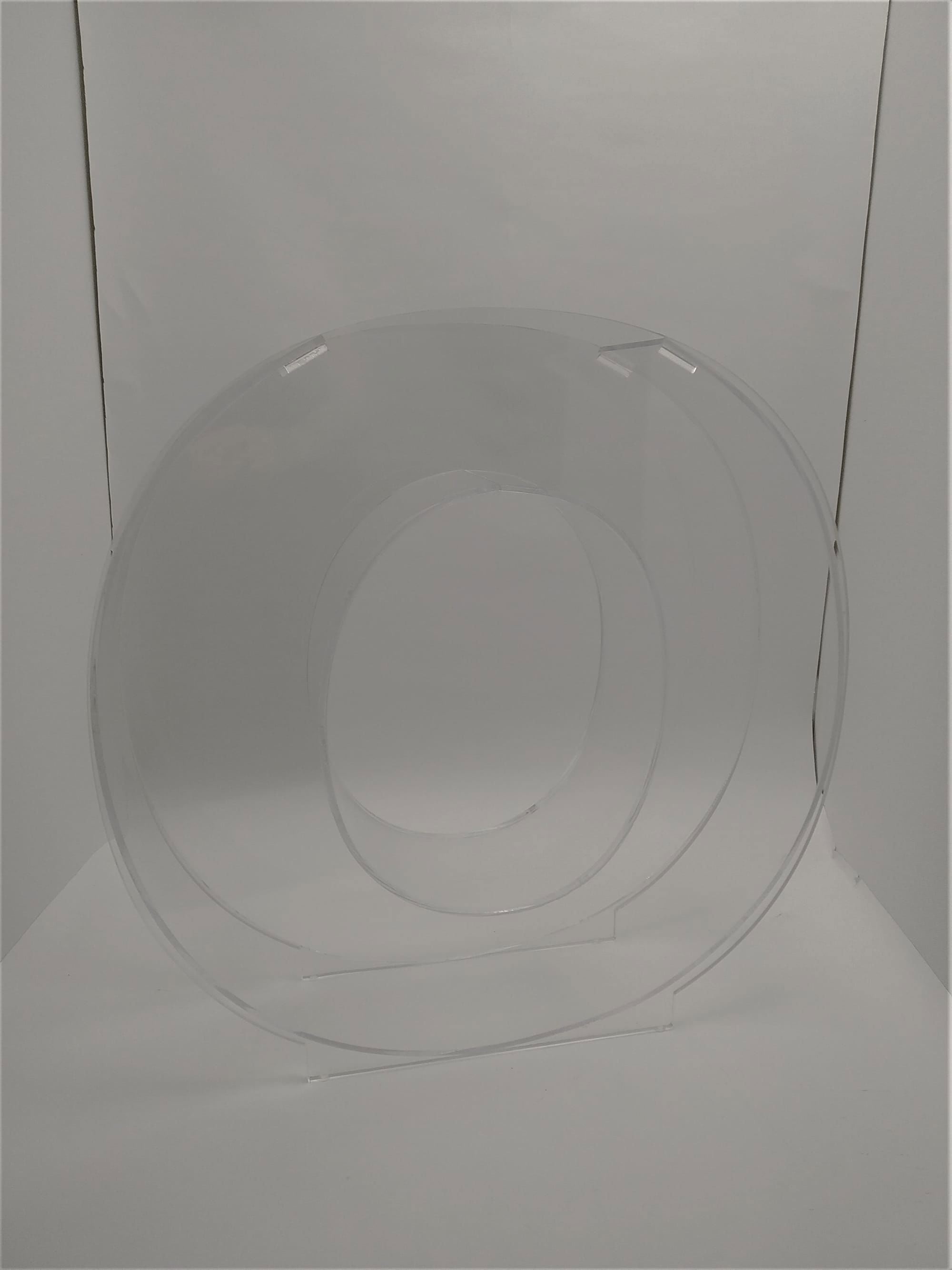 Custom 3D Acrylic Letter Display "O"