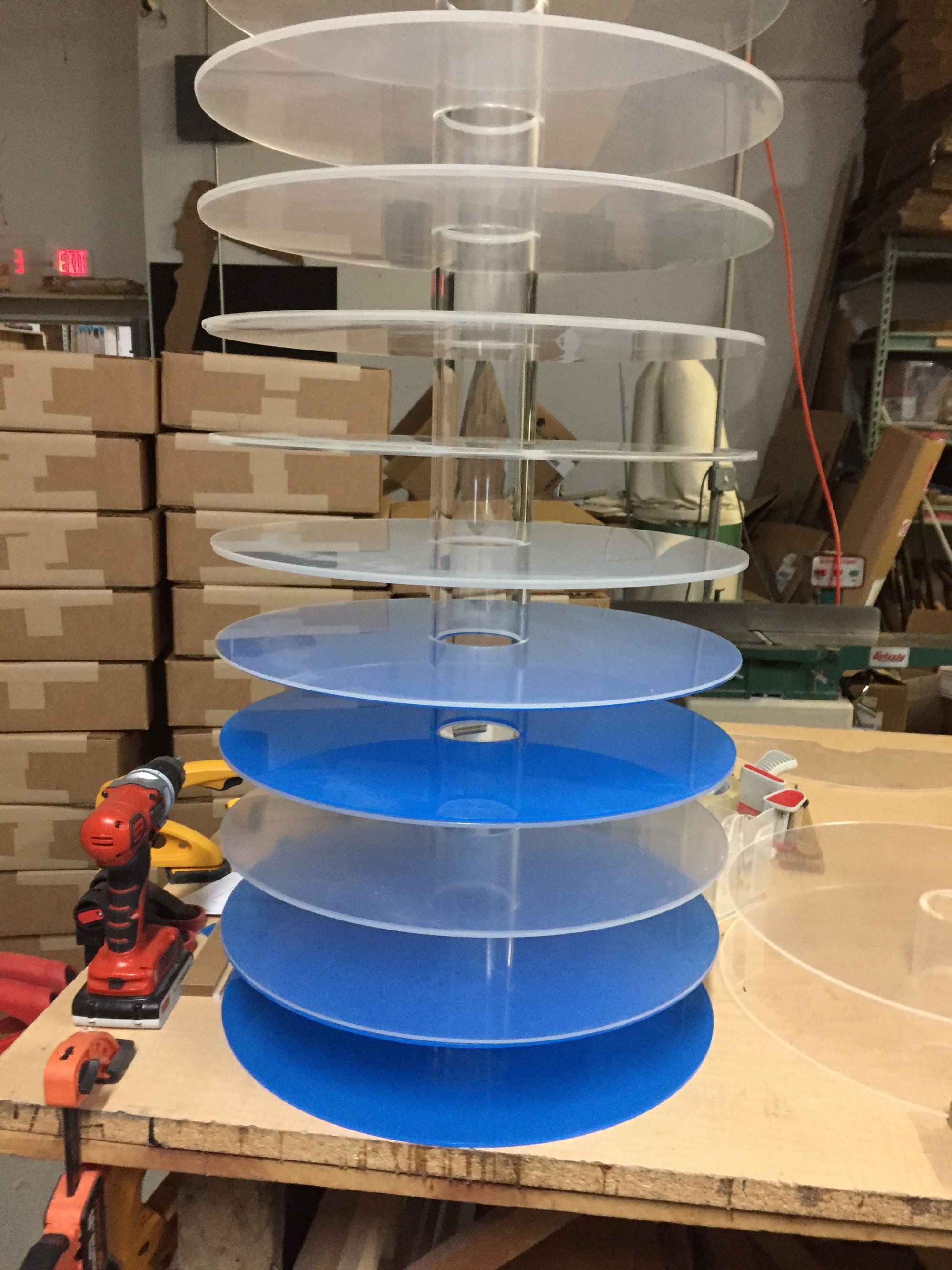 Custom Acrylic Medical Spool