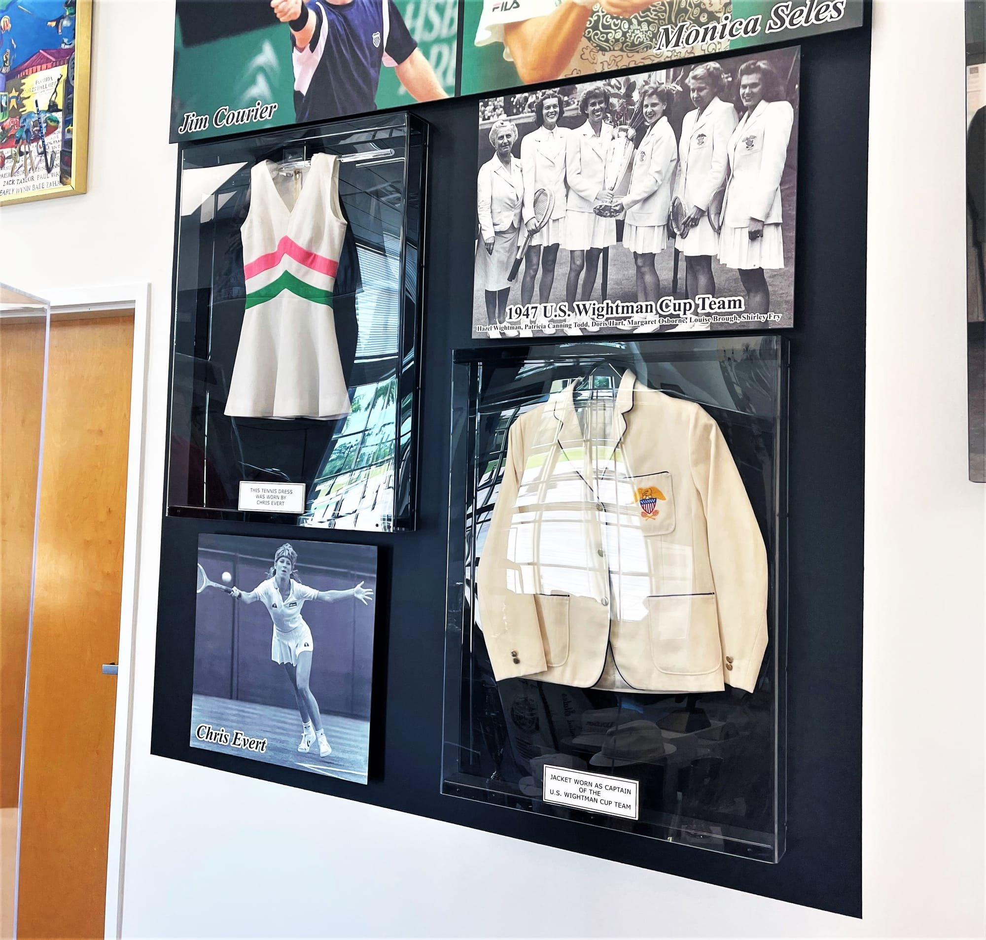 Clear Acrylic Wall Mounted Display for Sports Memorabilia