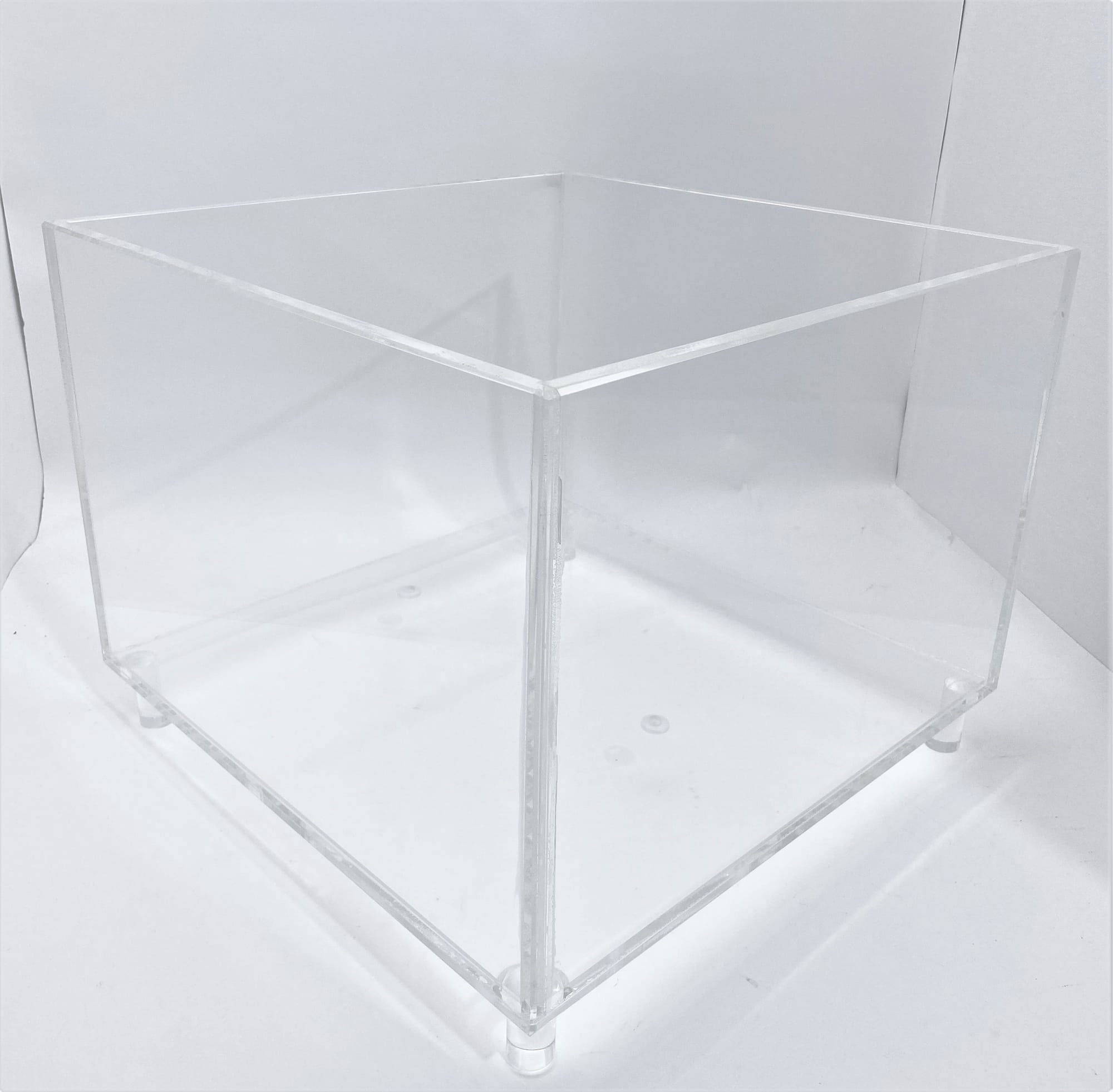 Raised Water Tight Clear Acrylic Box For Scientific Research
