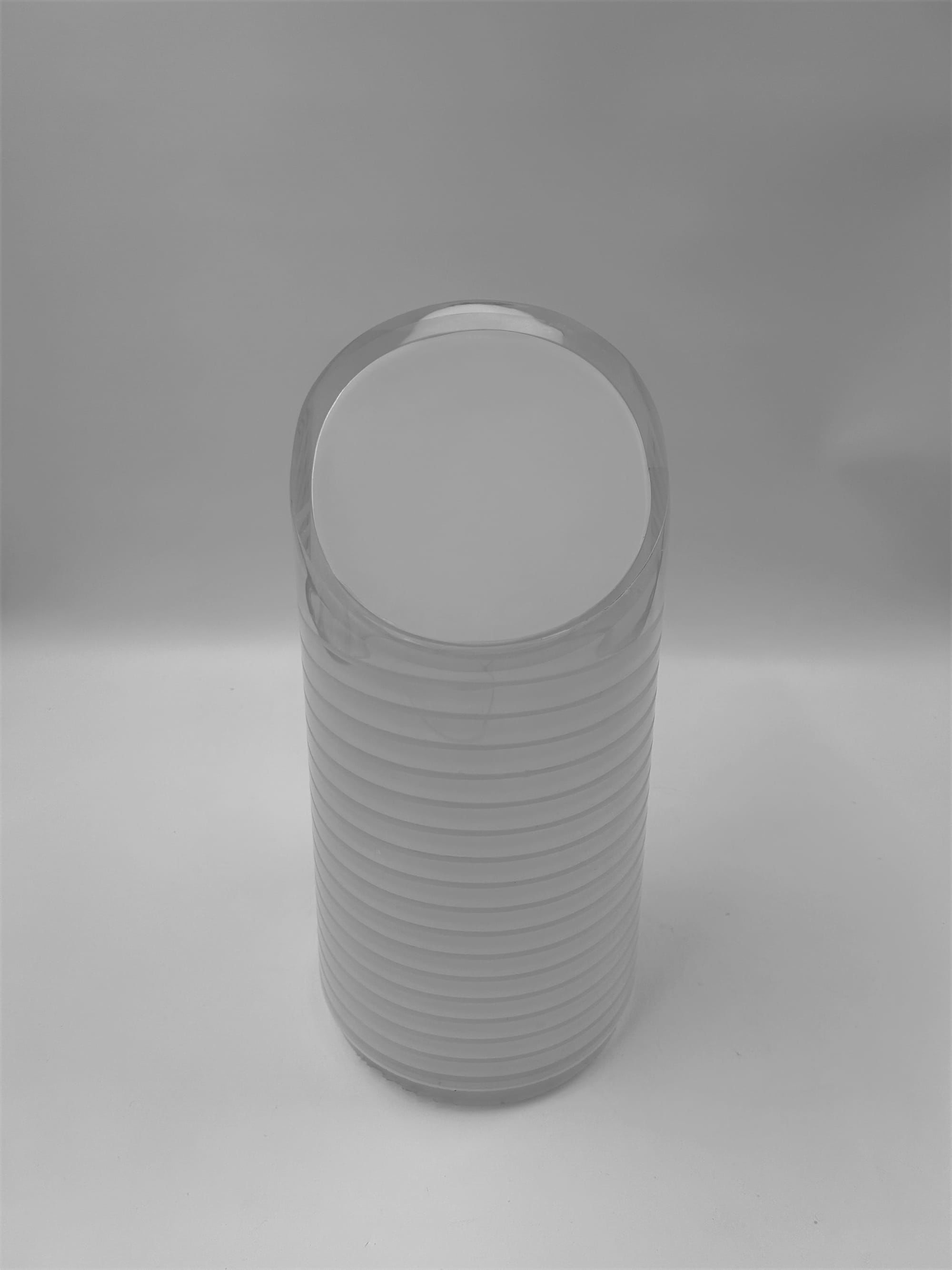 Custom Translucent White Acrylic Skyscraper Light Fixture
