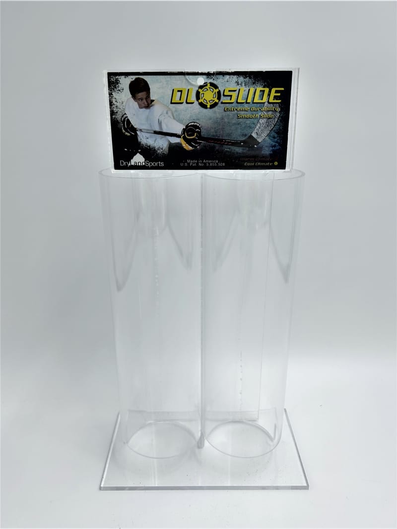 Custom Clear Acrylic Hockey Puck Display CUSTOM ACRYLIC FABRICATION