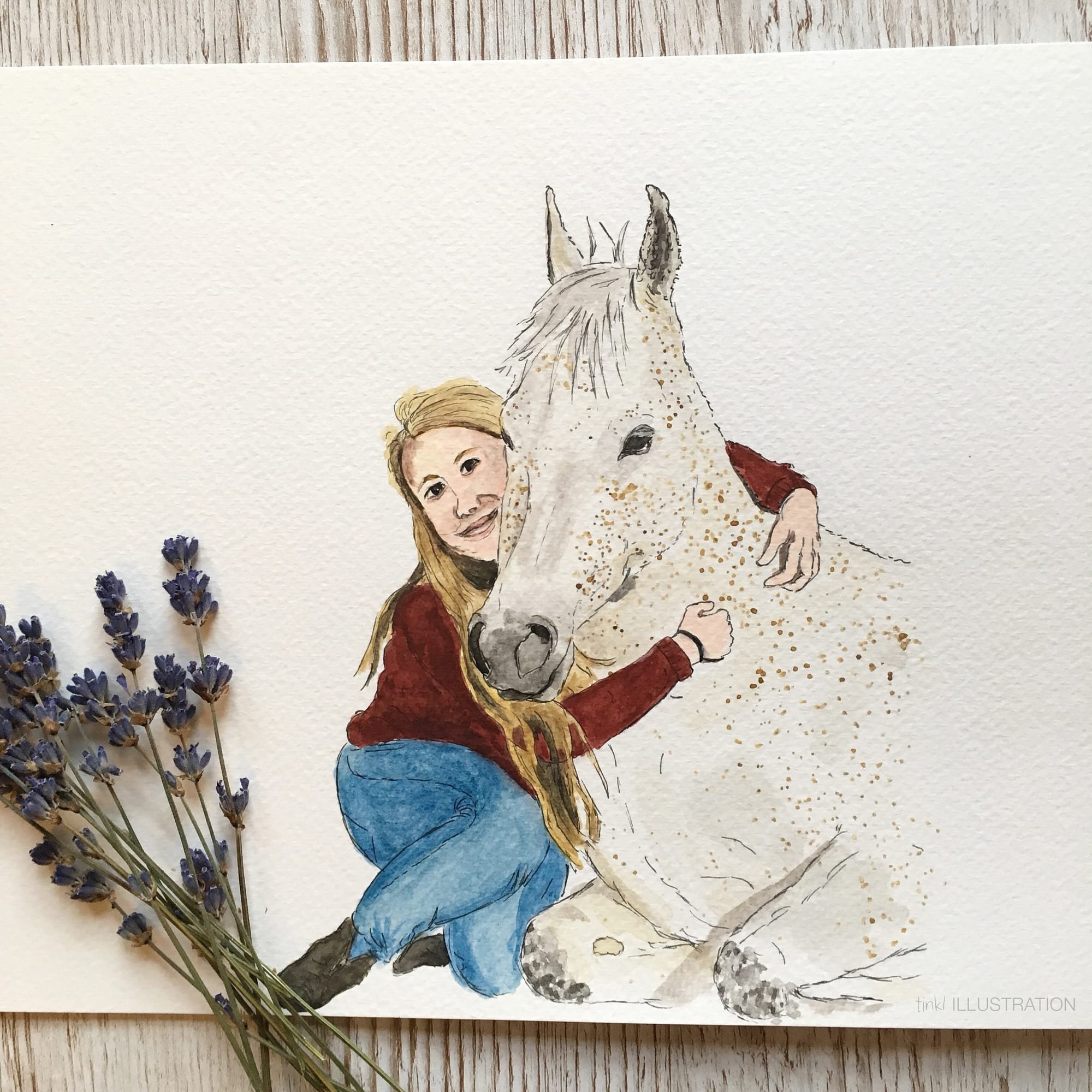Horse Portrait "Madde & Mimmi"