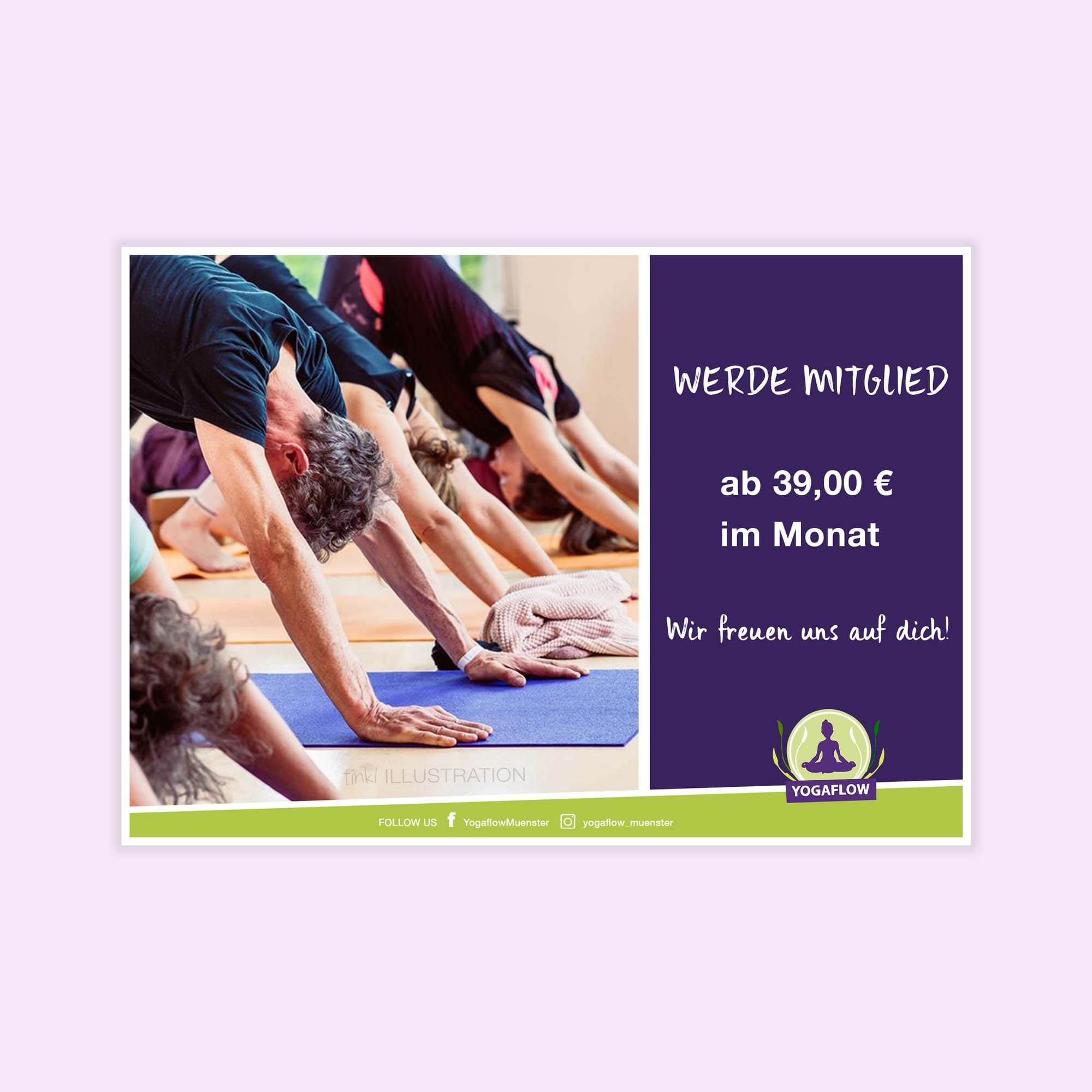 Flyer “Yogaflow 3” (German)