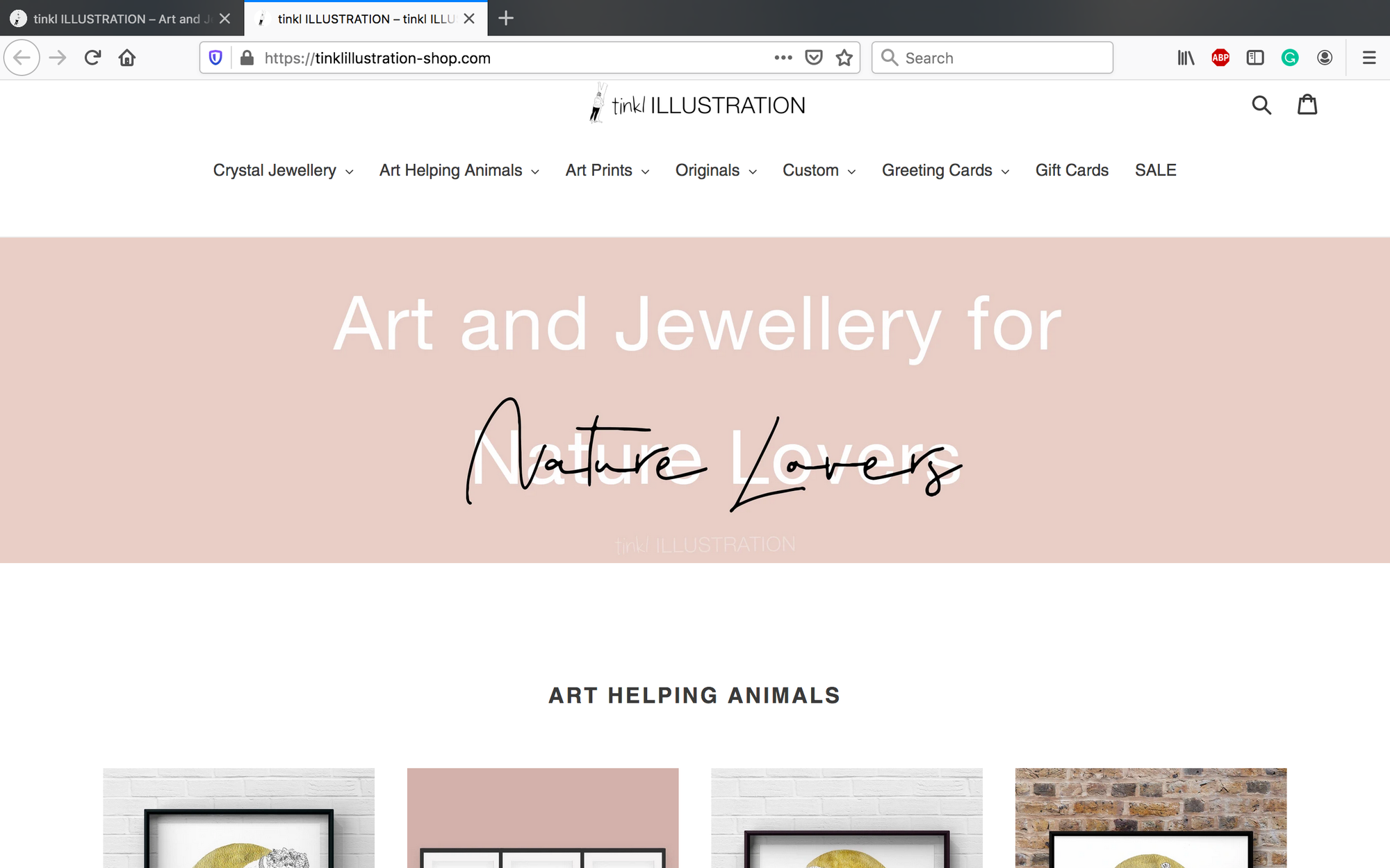 Website Layout and Banner