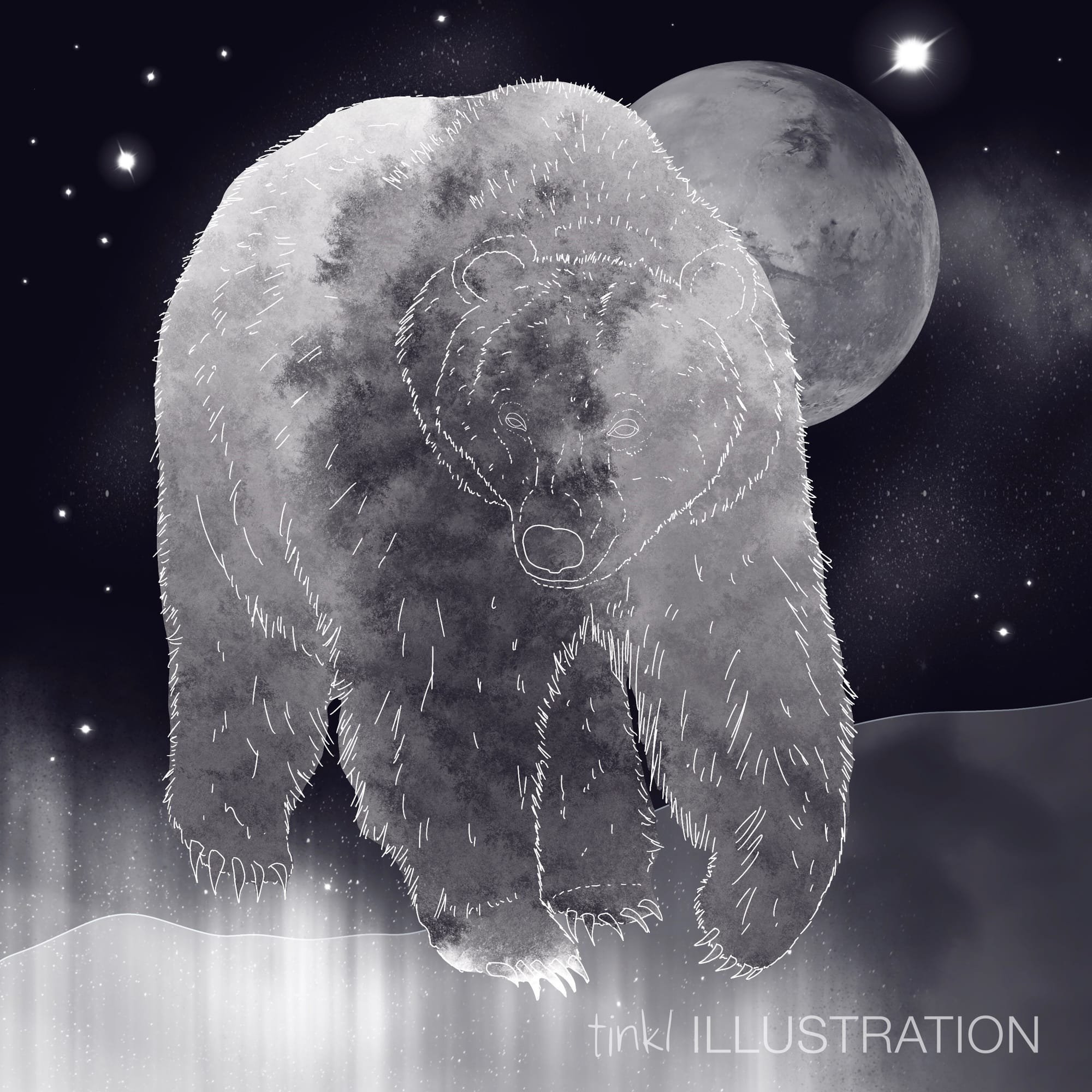 Illustration "Bear Spirit"