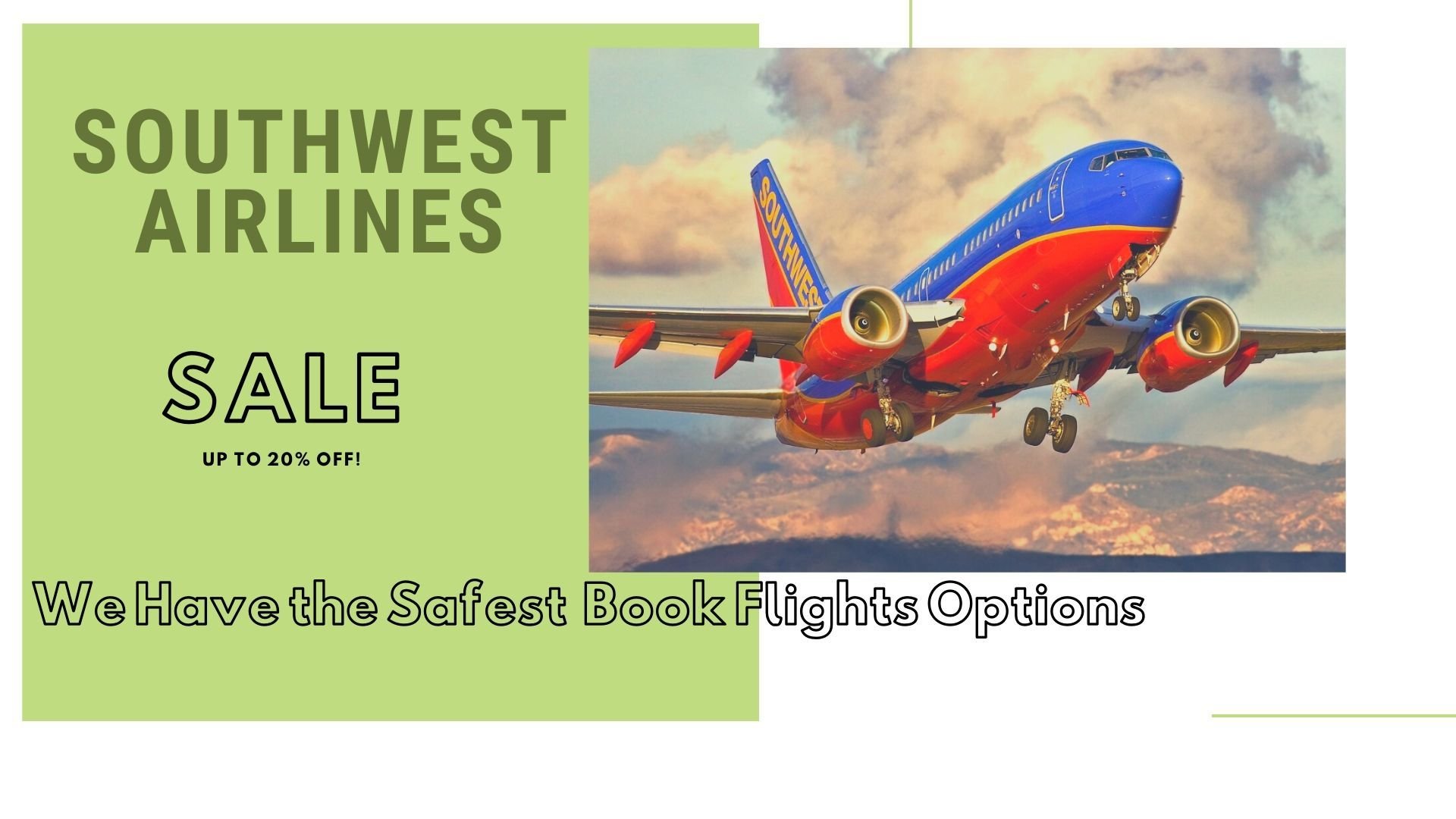 For Best Deals For Southwest Airlines Book A Flight, Call Us!
