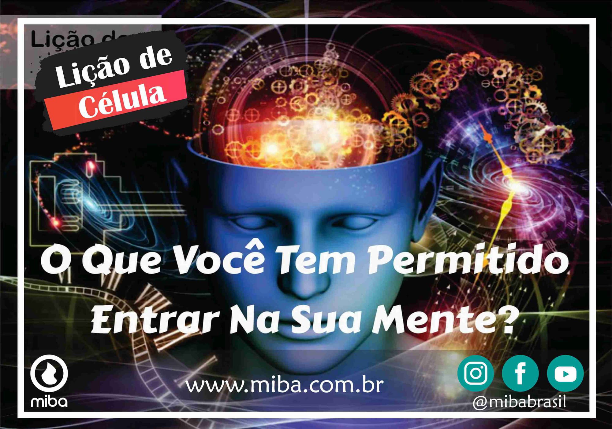 O Que Você Tem Permitido Entrar Em Sua Mente?