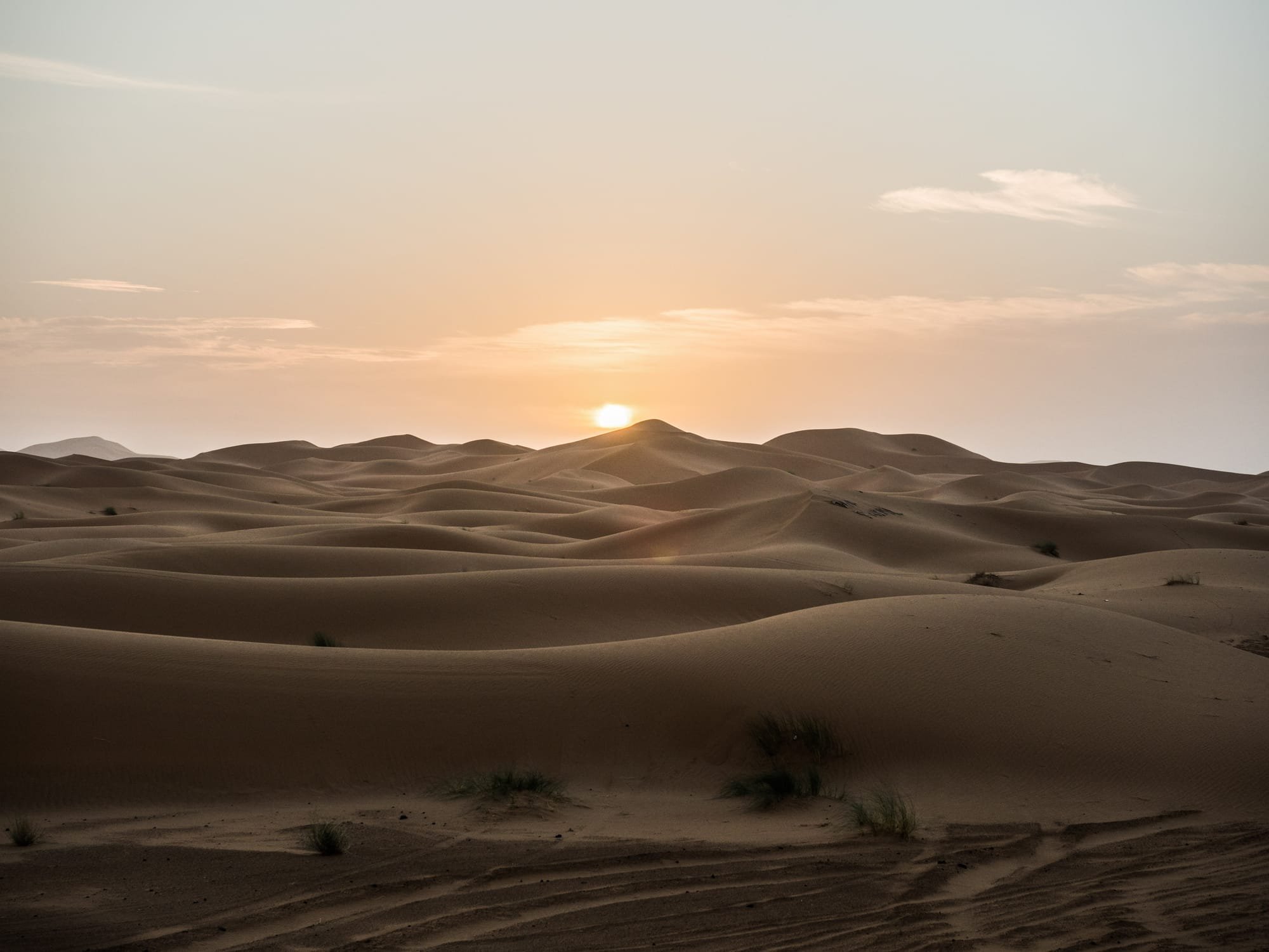 L'alba al desert