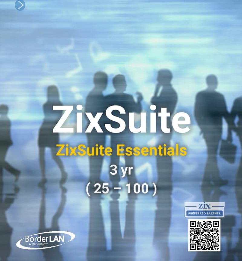 ZixSuite Essentials, 3 yr (25 – 100)