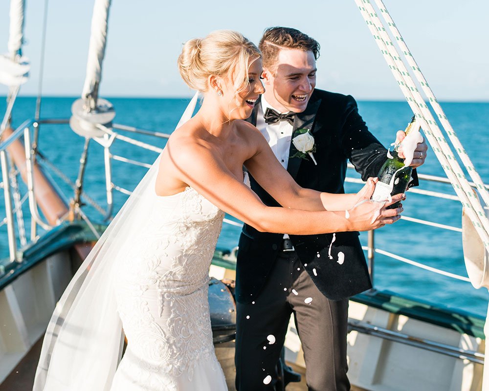 Romantic Yacht Wedding Ideas