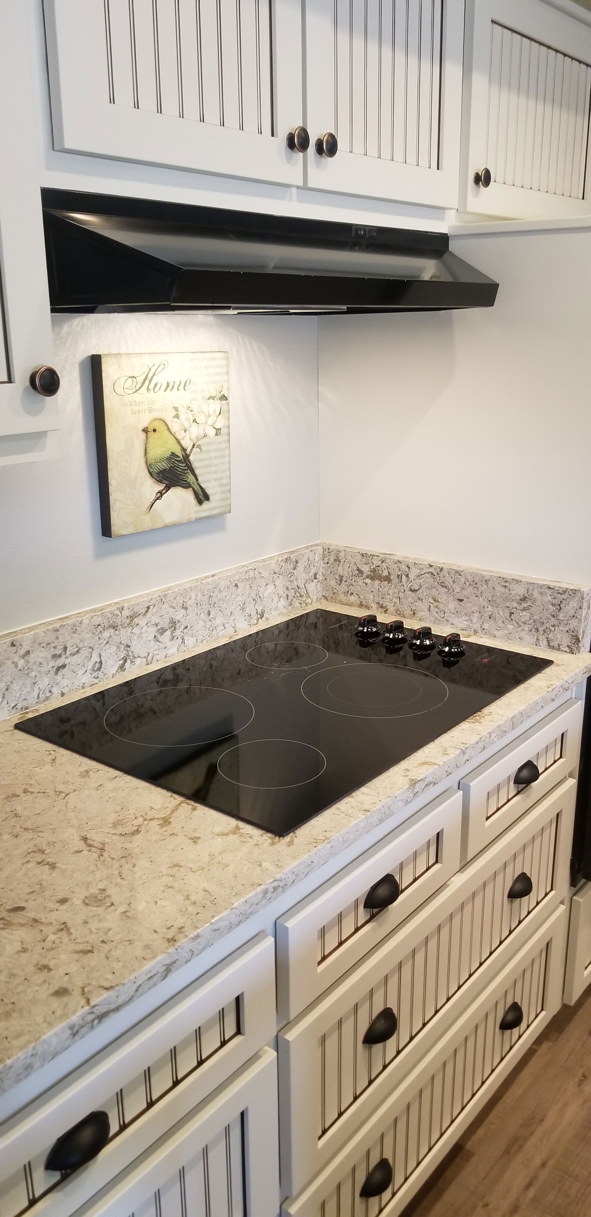 standard electric cooktop install $99