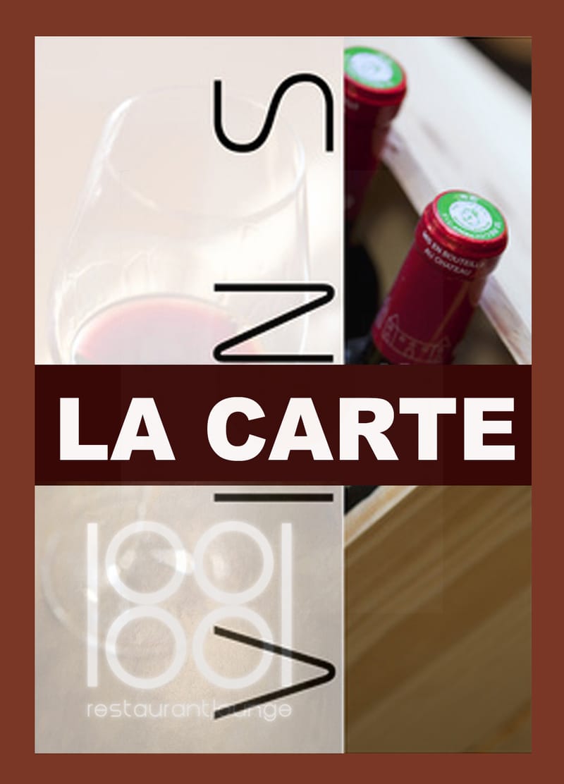 CARTE DES VINS