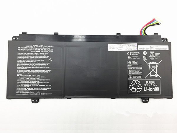 Ersatzbatterie ACER AP1503K Laptop Batterie 11.25v für Acer Aspire S13 S5-371 Series