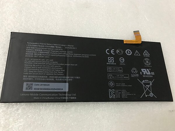 Akku Lenovo L16D3P31 Batteriewechsel kompatibel mit 10500mAh/39.9Wh / 3.8V Lenovo tablet YU10349-16018
