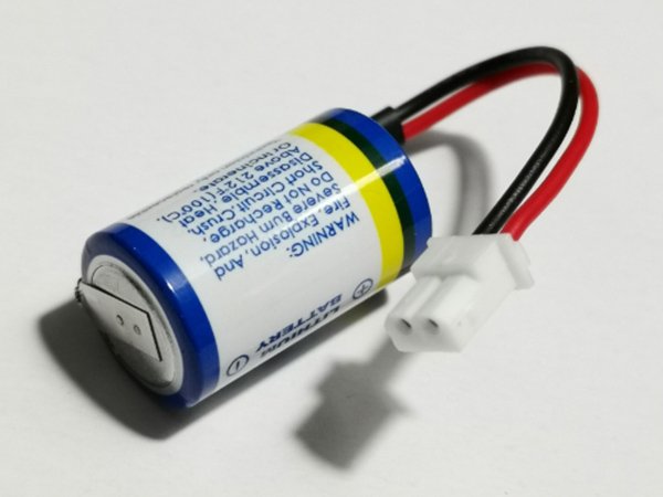 (1pcs)Hochwertiger SPS-Batterie 1200MAH KTS ER14250 für den Ersatzakku Delta programming DVP-32EH DVP-80EH PLC 1/2AA with plug