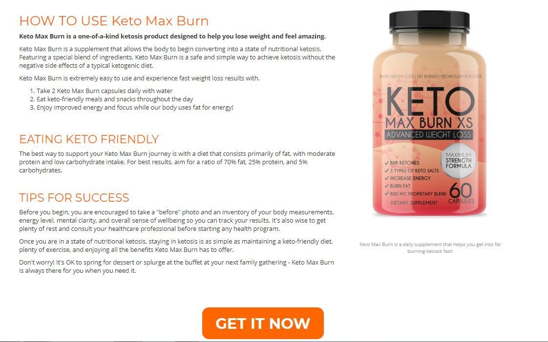 Keto Max Burn - Fast Fat Burner