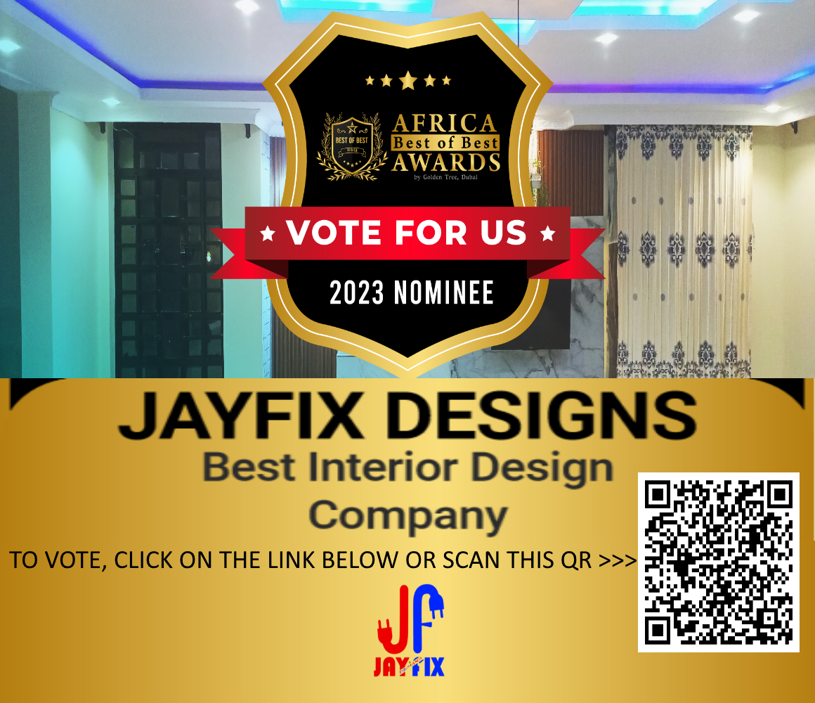 JAYFIX DESIGNS is Nominated for Africa Best of Best Awards