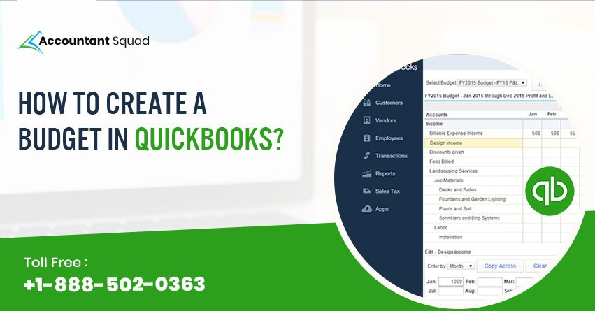 How to create a Budget in QuickBooks?