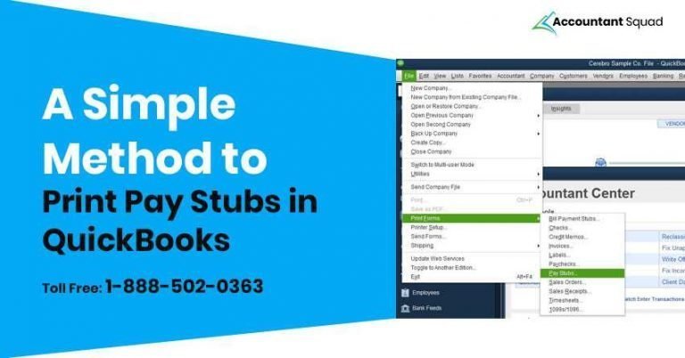 How to Print Pay Stubs in QuickBooks Online?