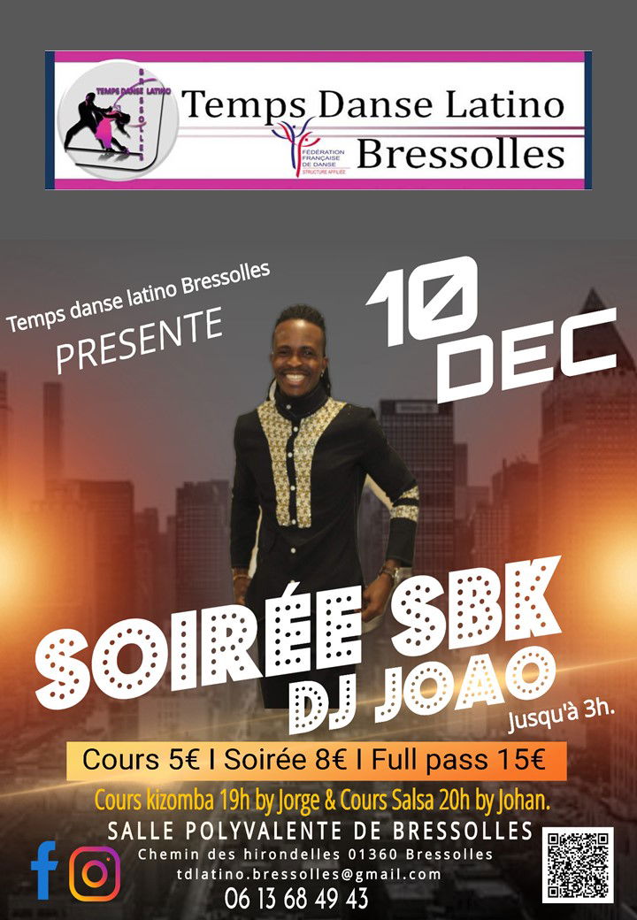 SOIREE LATINO ET COURS DJ JOAO