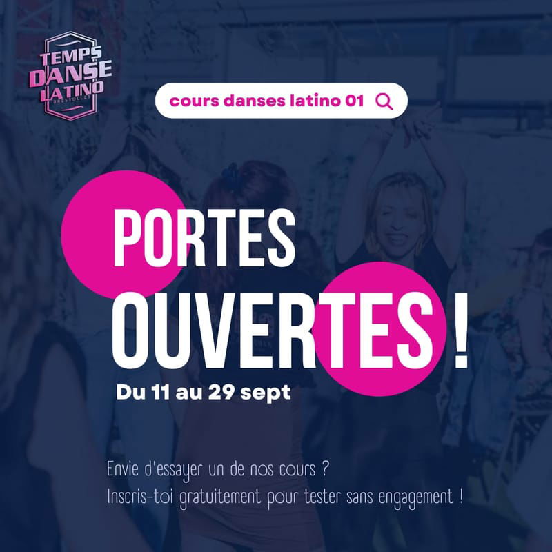 PORTES OUVERTES 2023 Gratuit & sans engagement