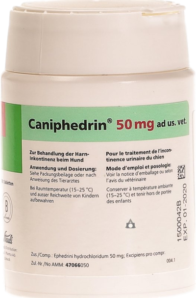EPHEDRIN IN VETERINÄRMEDIZIN / CANIPHEDRIN 50 MG image