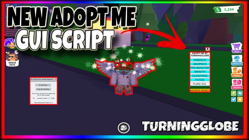 Scripts Turingglobe S Scripts - roblox adopt me script gui