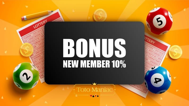 Bonus Member Baru 10%