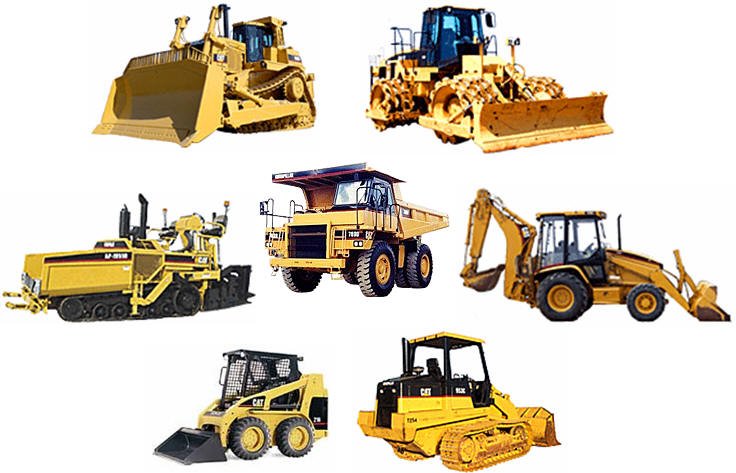 HEAVY EQUIPMENT , MACHINERY AND FREIGHT CARS