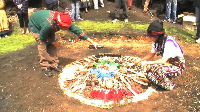 Ceremonia Wajxaquib’B’ - Tradiciones Prehispánicas "Mayas"