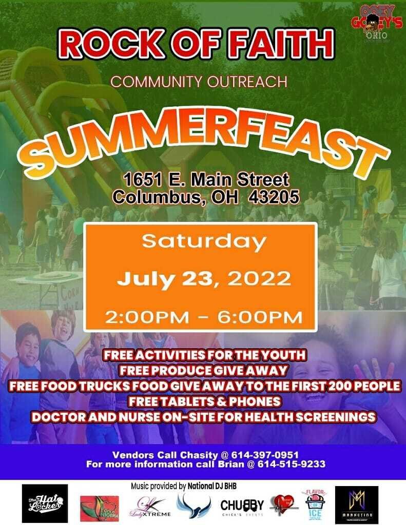 Rock Of Faith Community Summer Feast