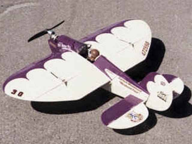 Model Airplane Plans (RC): Speedy Bee 40 4-Chan for .09-.26ci or Turbo 10  Elec.