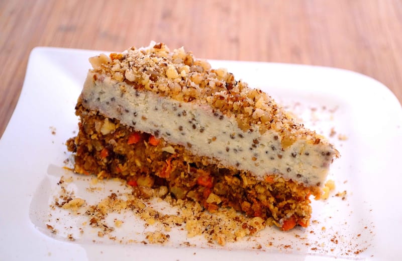 Carrot cake with Kaya Kestenov yoghurt