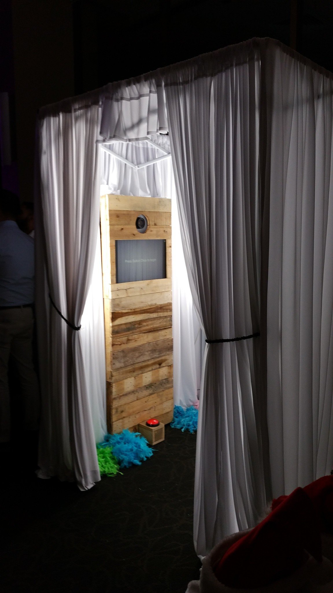 White Formal Photo Booth