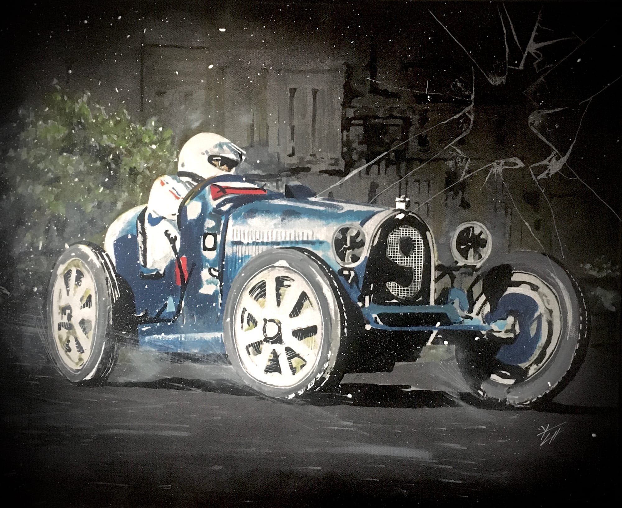 Bugatti Type 51 - T. Lafont - Circuit des Remparts
