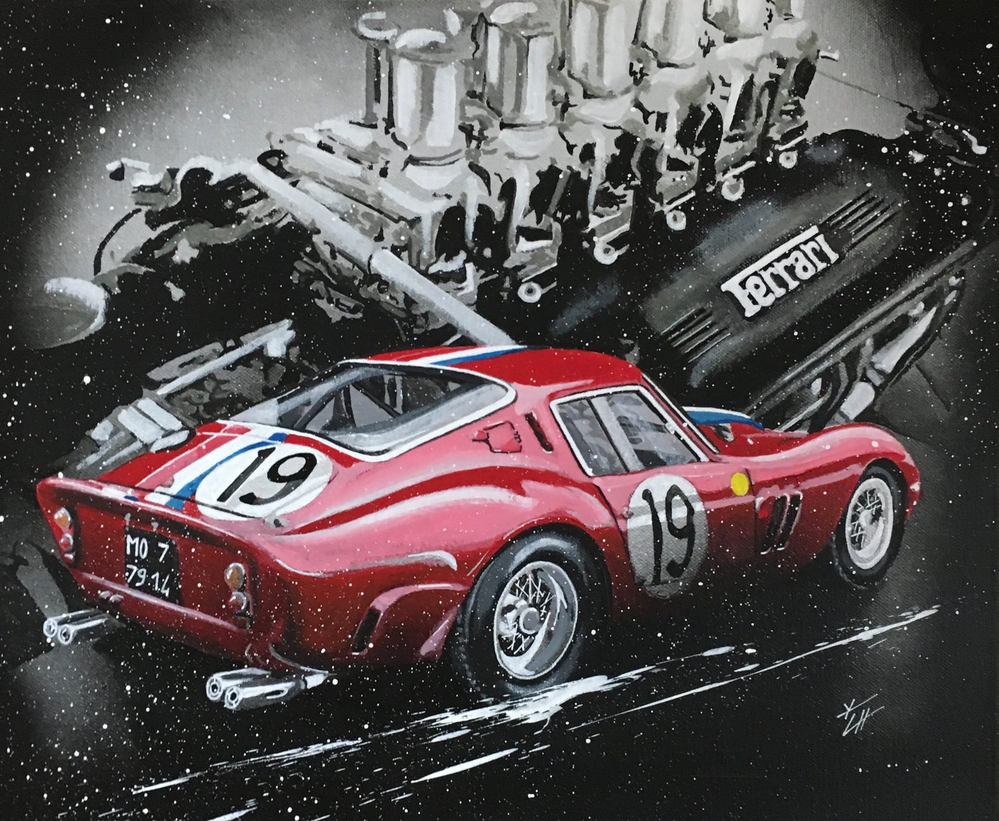 Ferrari 250 GTO - Jean Guichet - Le Mans 1962