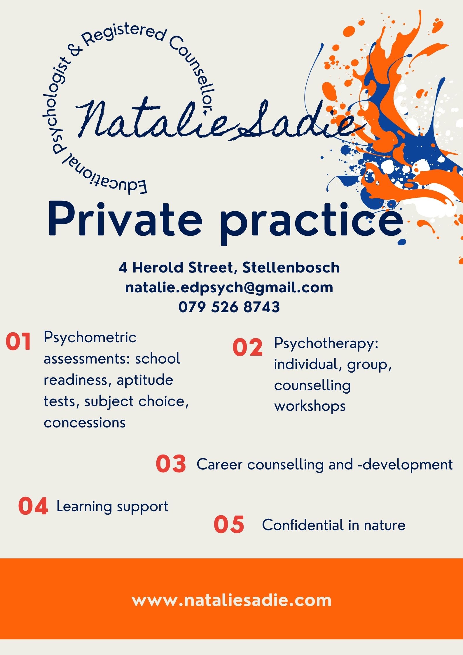 Stellenbosch Somerset West Cape Town natalie sadie educational