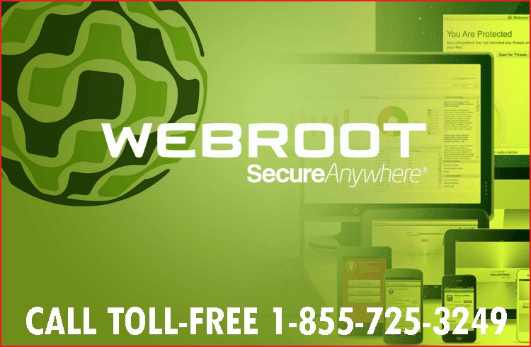 Webroot Customer Support Tollfree 1-855-725-3249 | Webroot.com/setup