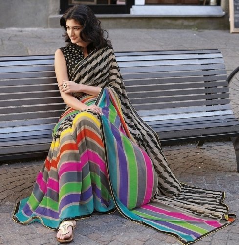 Amazing Georgette Sarees Designs that you would love to try