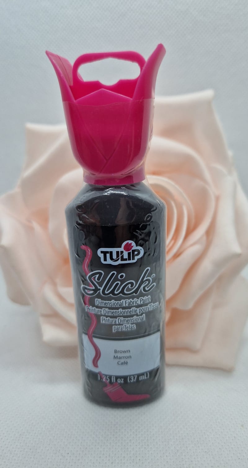 Brown Tulip Slick Fabric Paint Blingtastic